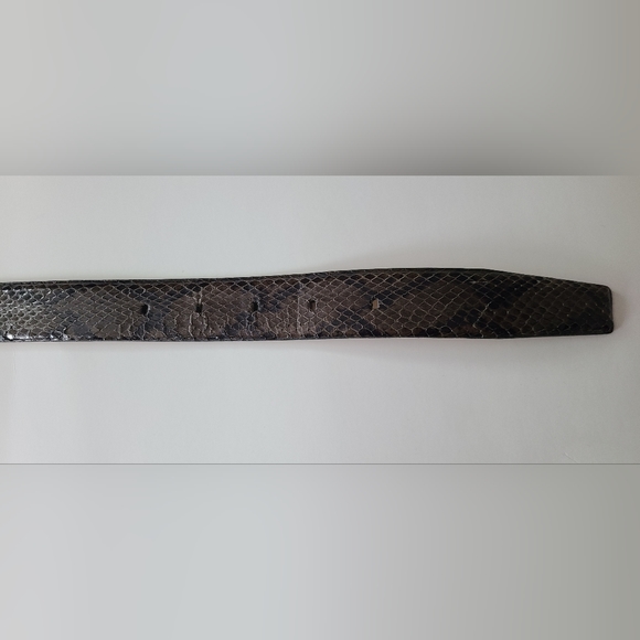 Anne Klein Reptile‎ Genuine Leather Belt with Shinny Spots XL - Picture 6 of 9